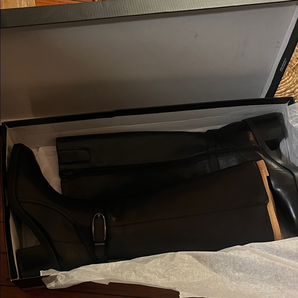 Naturalizer Black Riding Boots - Picture 8 of 8